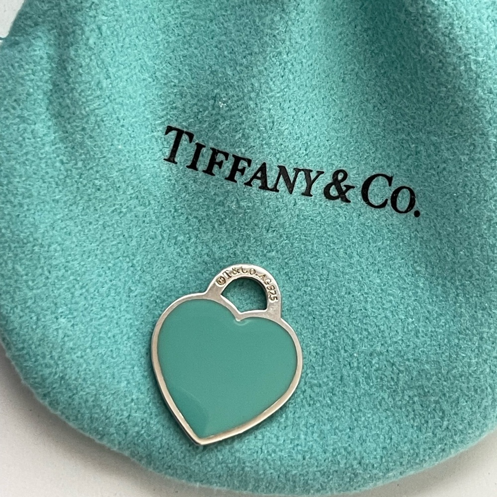 Tiffany Heart Tag Charm
